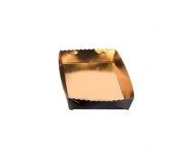 Dessert tray 190x120x35mm gold-black